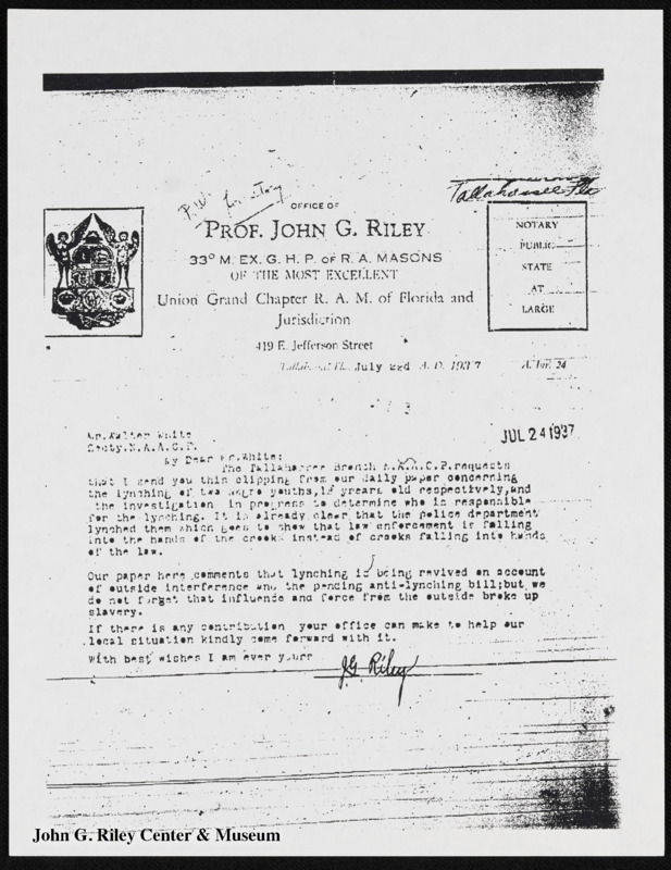 Riley House Preservation Documents · Museum Collections · Riley Archives